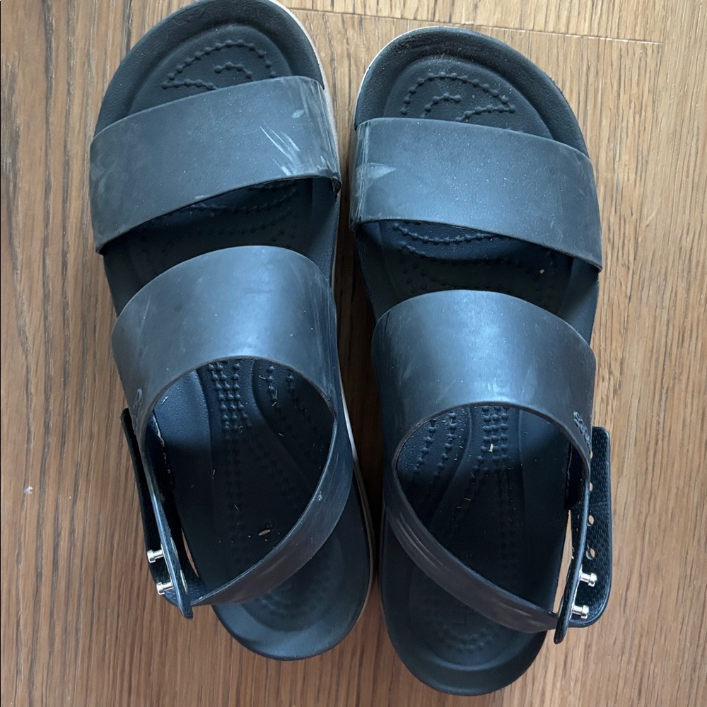 Croc LiteRide Brooklyn Low Wedge Sandals